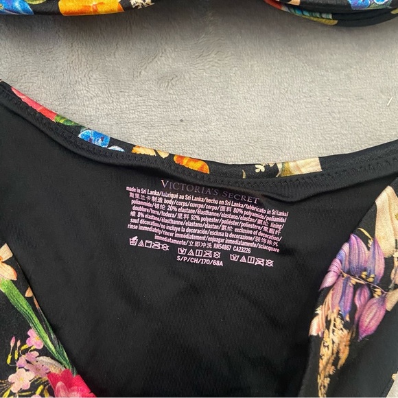 New! Victoria’s Secret wicked birds of paradise floral bikini black 4726 - Picture 6 of 10